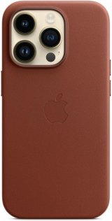 Чохол Apple for iPhone 14 Pro - Leather Case with MagSafe Umber (MPPK3)