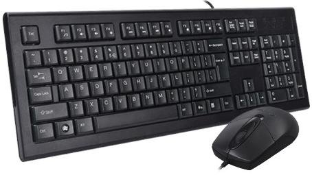 Комплект клавіатура+миша A4tech KR-8572S Black