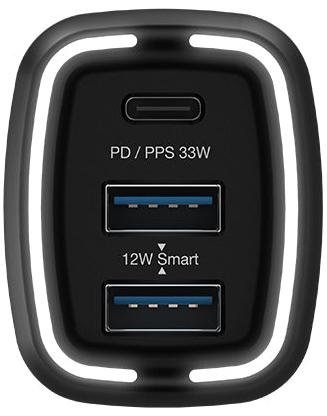 Зарядний пристрій AMAZINGthing Speed Pro PD45W / PPS33W 3 Port Car Charger (SP45WCAA)