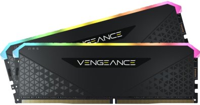 Оперативна пам’ять Corsair Vengeance RGB RS Black DDR4 2x16GB (CMG32GX4M2E3200C16)