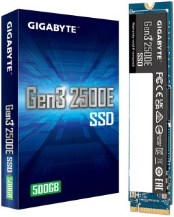 SSD-накопичувач Gigabyte Gen3 2500E 2280 PCIe 3.0x4 NVMe 1.3 500GB (G325E500G)