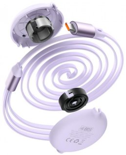 Кабель Baseus Baseus 3in1 100W Type-C / Lightning/Micro USB/Type-C 1.2 Purple (CAMLC-AMJ05)