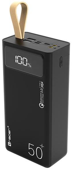 Батарея універсальна Tracer TRABAT47063 50000mAh QC3/PD/SPC 22.5W Black