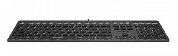 Клавіатура A4tech FX60 Fstyler White backlit Grey (FX60 USB (Grey) White backlit)