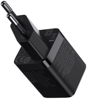 Зарядний пристрій Baseus GaN3 Fast Charger 30W Black (CCGN010101)