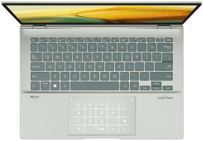 Ноутбук ASUS Zenbook 14 UX3402ZA-KP416W Aqua Celadon