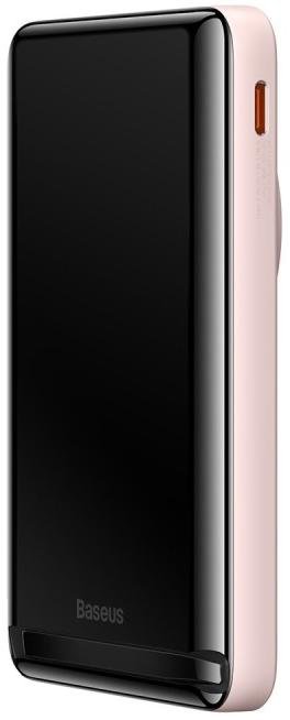 Батарея універсальна Baseus Magnetic Bracket Wireless Fast Charge 10000mAh 20W Pink (PPCX000204)