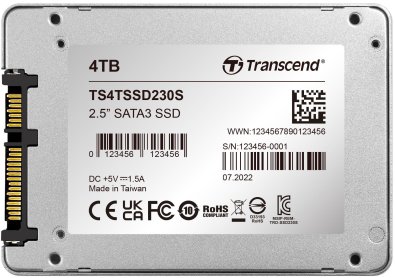 SSD-накопичувач Transcend SSD230S SATA III 4TB (TS4TSSD230S)