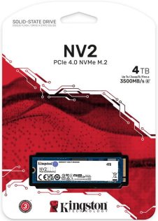 SSD-накопичувач Kingston NV2 2280 PCIe 4.0 x4 NVMe 4TB (SNV2S/4000G)
