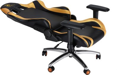 Крісло 2E GC003 Black/Gold (2E-GC003BLG)