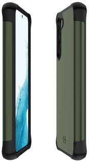 Чохол iTSkins for Samsung S23 Plus - HYBRID R DRIVE Olive Green (SGCP-HBDUO-KAKI)