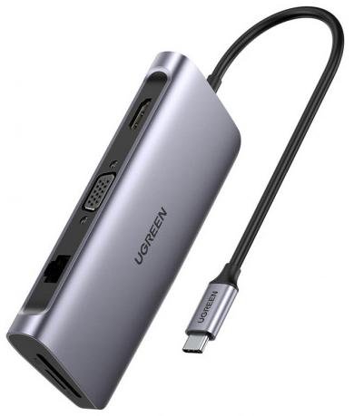USB-хаб UGREEN CM179 Gray (40873)