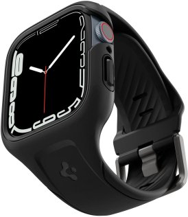 Ремінець Spigen 2in1 for Apple Watch 45mm - Liquid Air Pro Black (ACS04182)