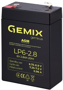 Батарея для ПБЖ Gemix LP6-2.8 (LP6-2.8F1)