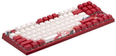 Клавіатура Varmilo VEM87 Koi 87Key EC V2 Sakura ENG/UKR Red (A33A039A9A3A17A034)