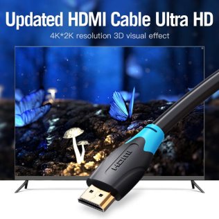 Кабель Vention v2.0 HDMI / HDMI 5m Black (AACBJ)