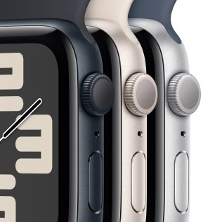 Смарт годинник Apple Watch SE 2gn GPS 44mm Midnight Aluminium Case with Midnight Sport Loop (MREA3)
