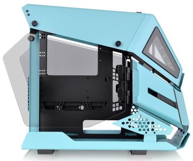 Корпус Thermaltake AH T200 Turquoise Black/Turquoise with window (CA-1R4-00SBWN-00)