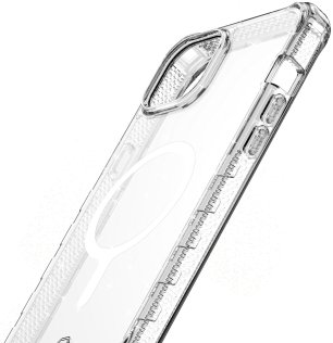 Чохол iTSkins for iPhone 15 Supreme R Spark with MagSafe Transparent (AP5N-MGSPA-TRSP)