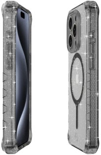 Чохол iTSkins for iPhone 15 Pro Supreme R Spark with MagSafe Smoke (AP5X-MGSPA-SMOK)