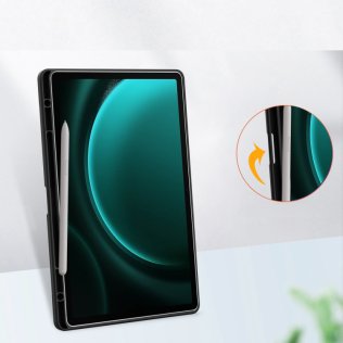 Чохол для планшета BeCover for Samsung Tab S9 Plus/S9 FE Plus - Soft Edge Black (710404)
