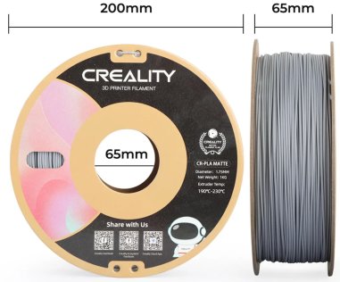 Філамент Creality 3D PLA Filament Grey (3301010299)