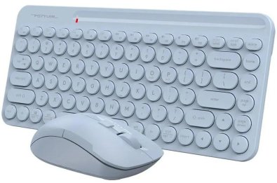 Комплект клавіатура+миша A4tech FG3200 Air Wireless Blue (FG3200 Air Blue)