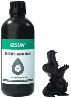 Фотополімерна смола eSUN S200 Standard Resin 1kg Black (S200-DB1)