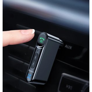 FM-Трансмітер Baseus Qiyin AUX Car Bluetooth Receiver Black (WXQY-01)