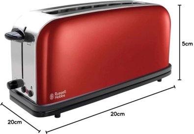 Тостер Russell Hobbs Colours Plus Flame Red (21391-56)