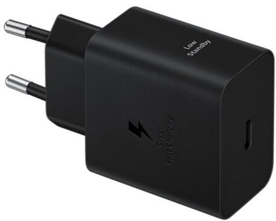 Зарядний пристрій Samsung Compact Power Adapter 45W Black with Type-C/Type-C (EP-T4511XBEGEU)