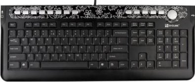 Клавіатура G-Cube GKBW-5 SG Slim чорна/біла