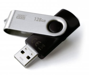 Флешка USB GoodRam Twister 128 ГБ (UTS3-1280K0R11) чорна
