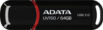 Флешка USB A-Data UV150 64 ГБ (AUV150-64G-RBK) чорна