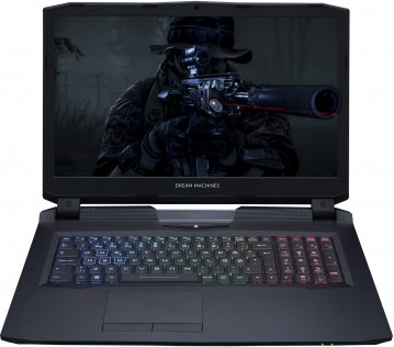 Ноутбук Dream Machines Clevo X1060-17 (X1060-17UA22) чорний
