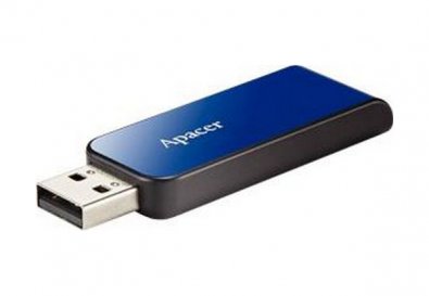Флешка USB Apacer AH334 4 ГБ (AP4GAH334U-1) синя