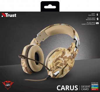 Гарнітура Trust GXT 322D Carus gaming headset (22125)