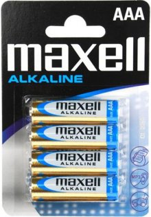 Батарейка Maxell AAA Alkaline (BLI/4)