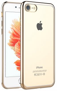 Чохол Devia for iPhone 7 - Glitter soft case Champagne Gold (6952897992644)