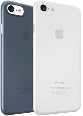 iPhone 7  - Ocoat 0.3 Jelly case Dark Blue/Clear