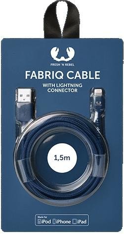 Кабель Fresh 'N Rebel Fabriq AM / Lightning 1.5m Indigo (2LCF150IN)