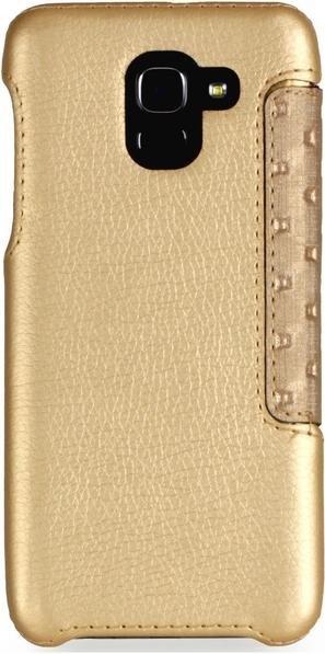 for Samsung J6 2018/J600 - Book case Gold