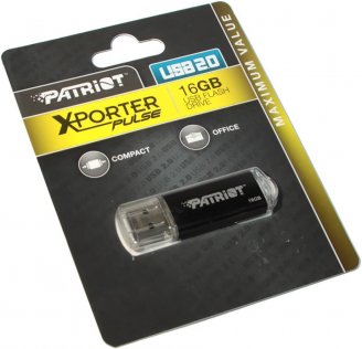 Флешка USB Patriot Xporter Pulse 16GB PSF16GXPPBUSB Black