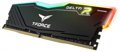 Оперативна пам’ять Team T-Force Delta RGB Black DDR4 1x8GB TF3D48G2400HC15B01