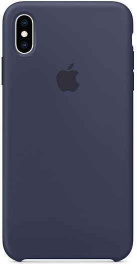 Чохол-накладка Apple для iPhone XS Max - Silicone Case Midnight Blue