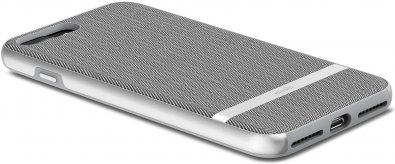 for Apple iPhone 8 Plus/7 Plus - Vesta Textured Hardshell Case Herringbone Gray