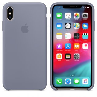 Чохол Apple for iPhone Xs Max - Silicone Case Lavender Gray (MTFH2)