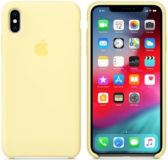 Чохол-накладка Apple для iPhone Xs Max - Silicone Case Mellow Yellow
