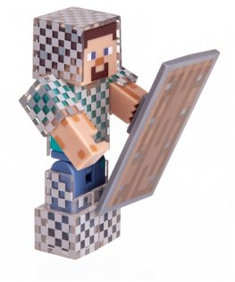  Ігрова фігурка Minecraft Steve in Chain Armor, серія 4, 7cm (16493M)