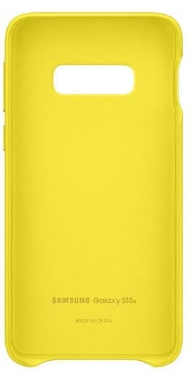 Чохол Samsung for Galaxy S10e G970 - Leather Cover Yellow (EF-VG970LYEGRU)